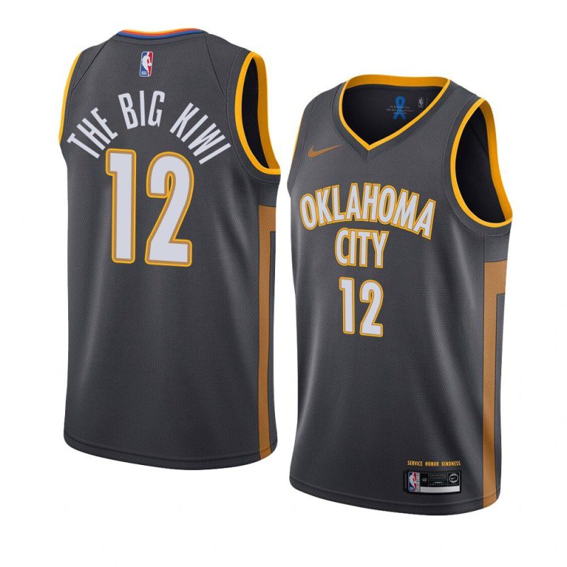 steven adams black nickname the big kiwi jersey