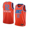 steven adams orange nickname the big kiwi jersey