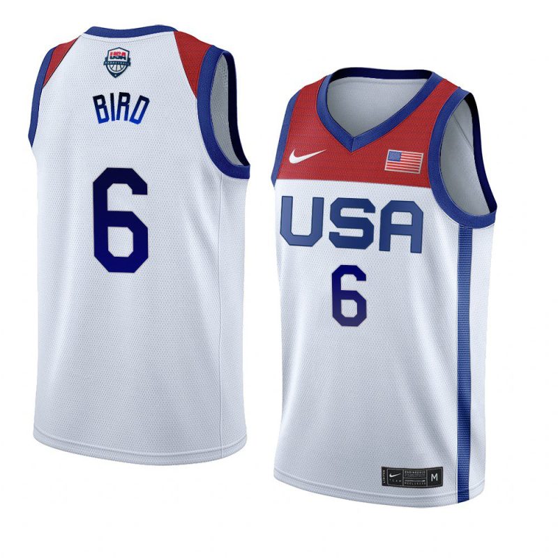 sue bird women's basketball jersey tokyo olympics white 2021