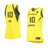 sue bird women's jersey authentic yellow 2021