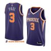 suns chris paul purple 2022 23icon edition swingman jersey