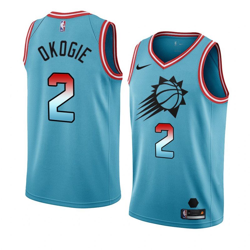 suns josh okogie blue 2022 23city edition jersey