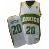 supersonics 20 gary payton white jersey