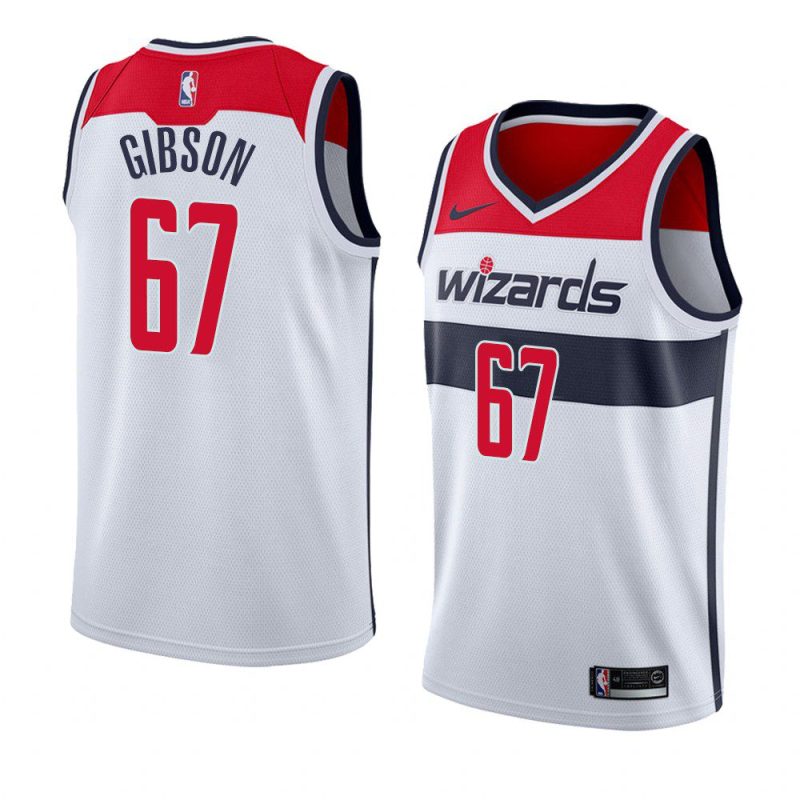 taj gibson wizardsjersey 2022association edition whiteswingman