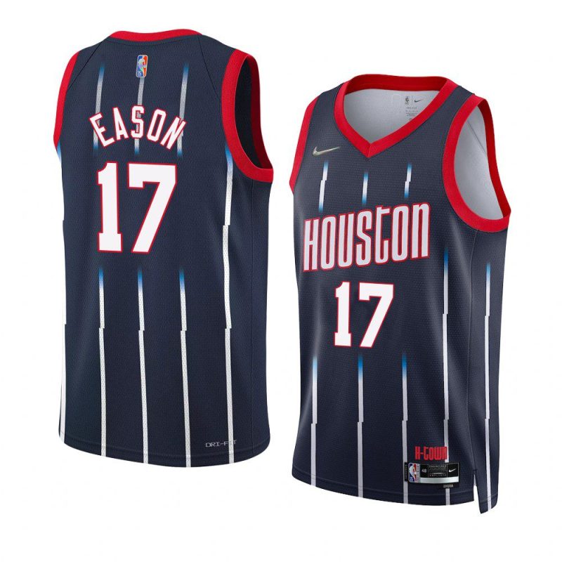 tari eason rockets city edition red 2022 nba draft jersey