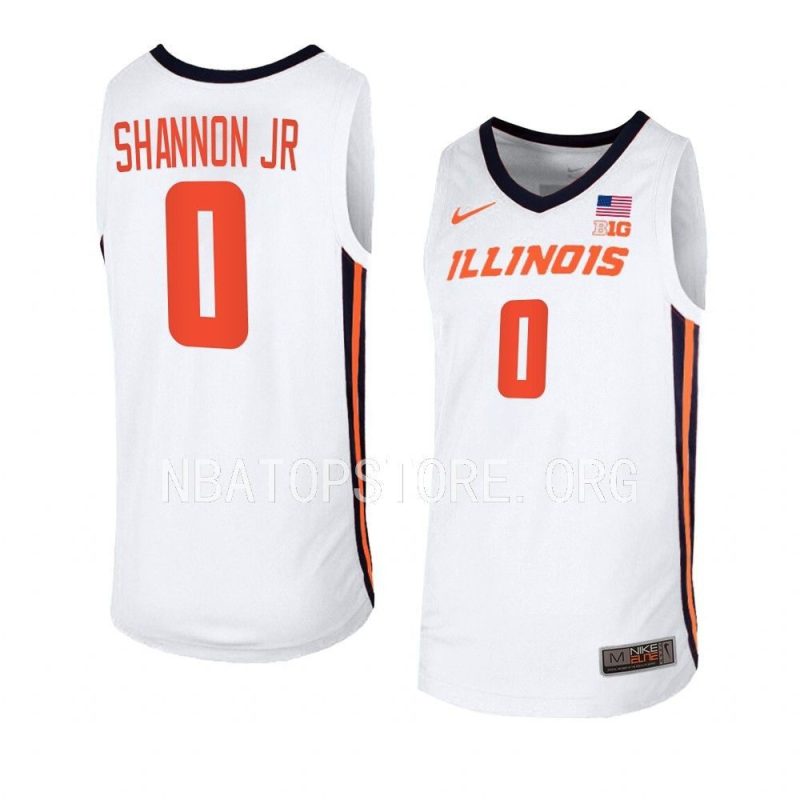 terrence shannon jr. basketball jersey home white 2022 23