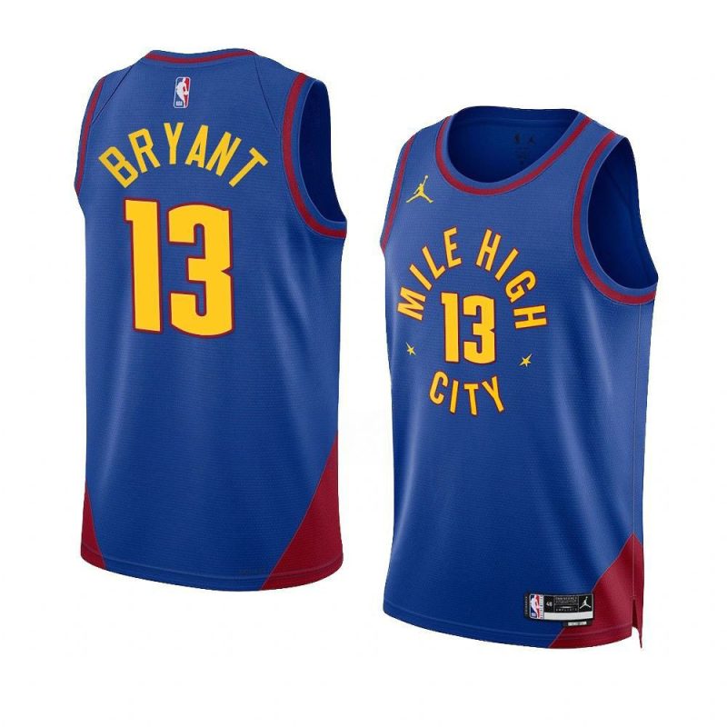 thomas bryant nuggetsjersey 2022 23statement edition blues