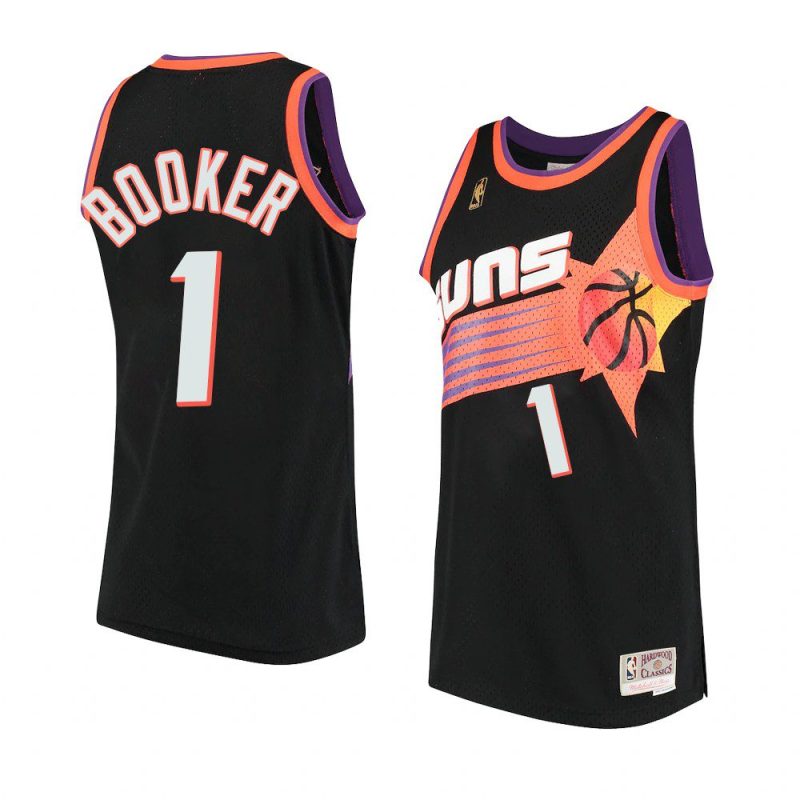 throwback 90s devin booker jersey hardwood classics black