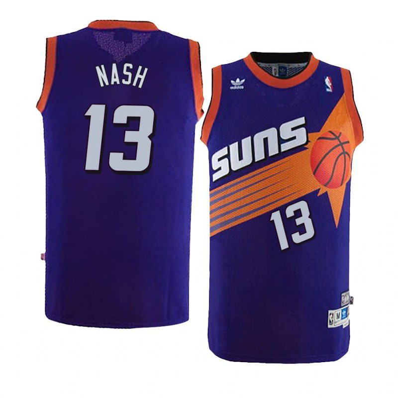 throwback steve nash jersey authentic purple