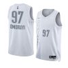 thunder eugene omoruyi white city edition 75th diamond badge jersey