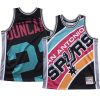 tim duncan black big face jersey