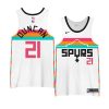 tim duncan jersey 2020 21 city edition 3.0 white