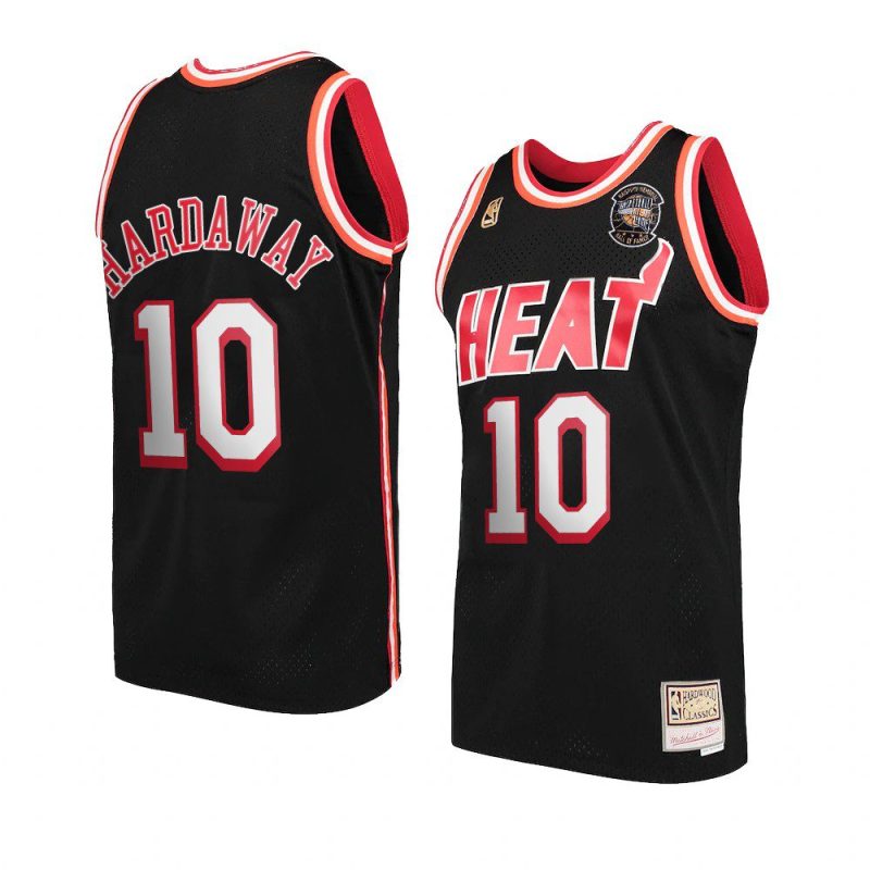 tim hardaway black 2021 naismith hall of fame jersey