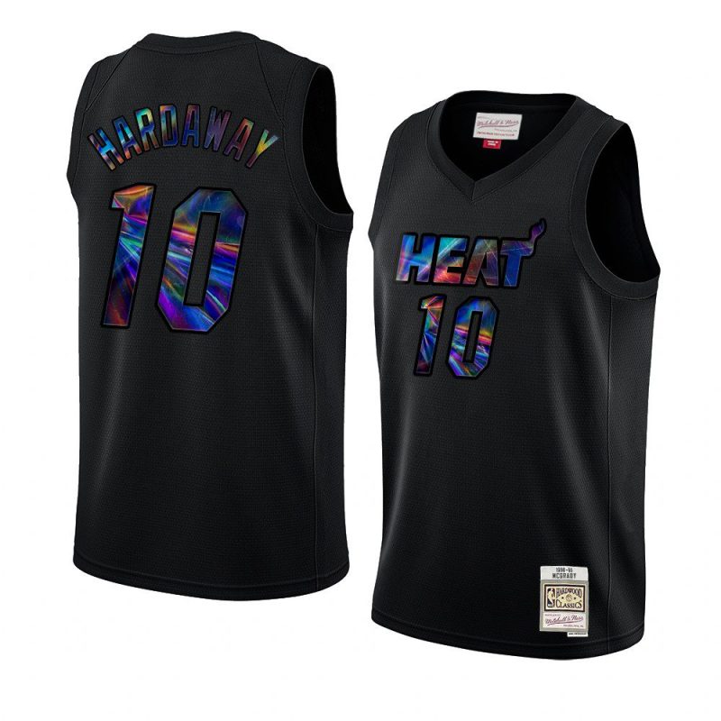 tim hardaway holographic jersey hardwood classics black