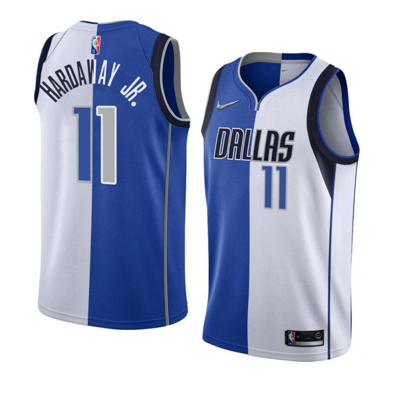 tim hardaway jr. mavericks split edition whitejersey white