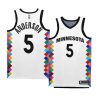 timberwolves kyle anderson white 2022 23city edition bob dylan jersey