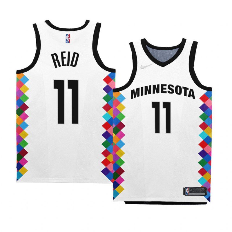 timberwolves naz reid white 2022 23city edition bob dylan jersey