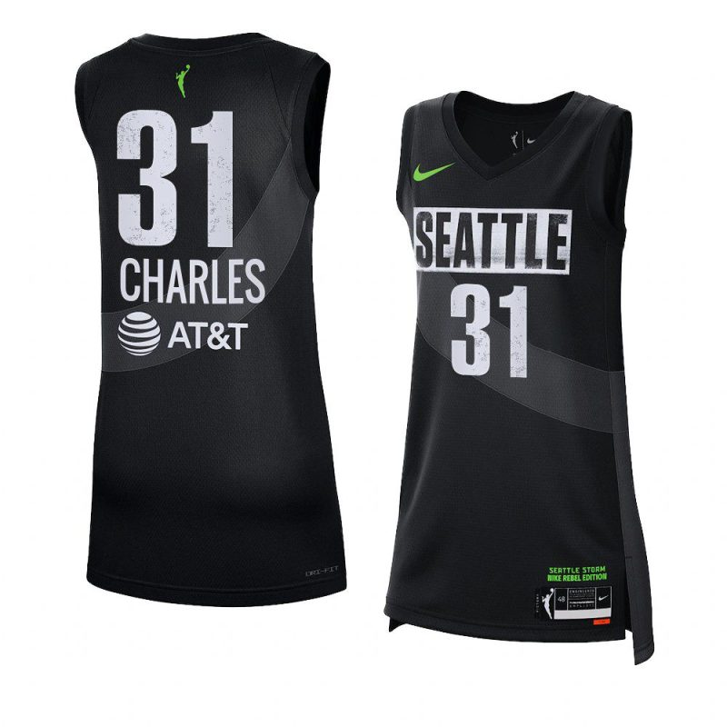 tina charles women jersey rebel edition black 2022