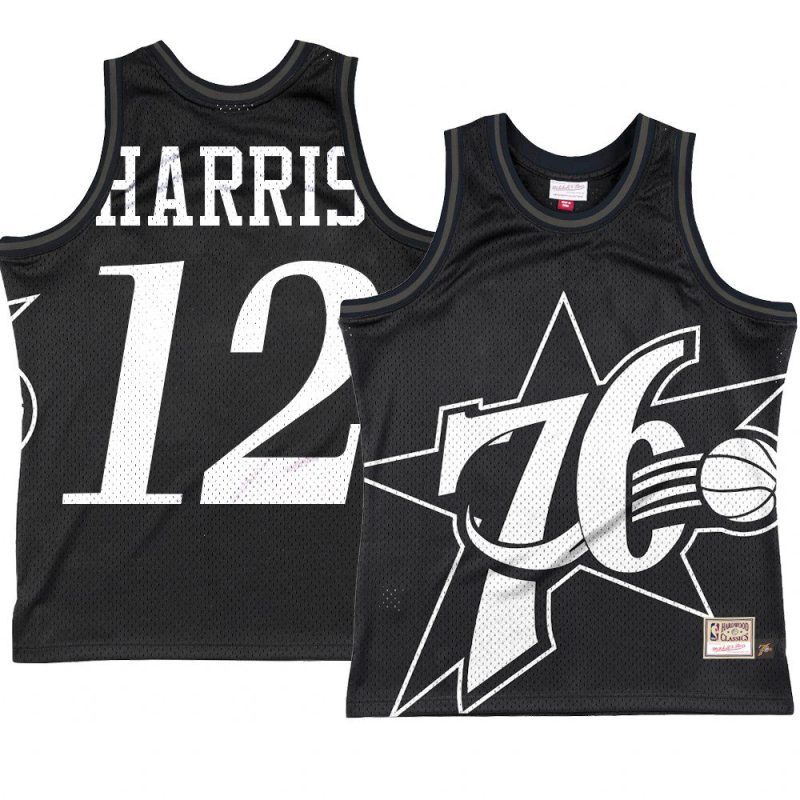 tobias harris jersey big face 3.0 black