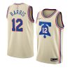 tobias harris jersey earned edition cream 2020 21