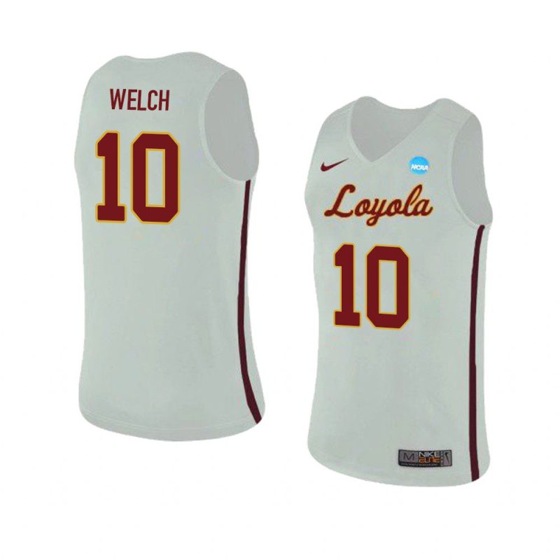 tom welch nike jersey basketball white