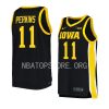 tony perkins replica jersey college basketball black 2022 23