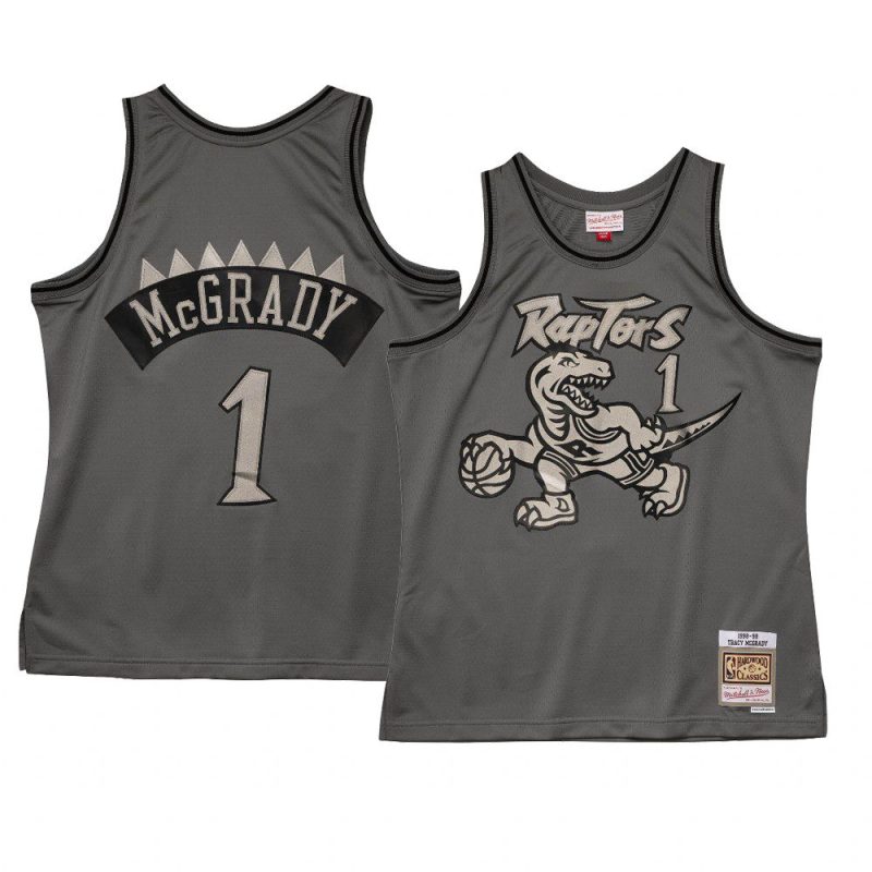 tracy mcgrady hardwood classics 1998 99 metal works jersey charcoal