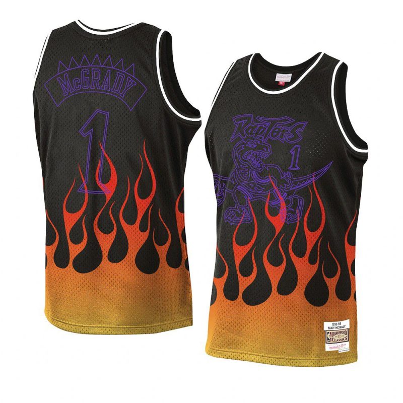 tracy mcgrady jersey flames black