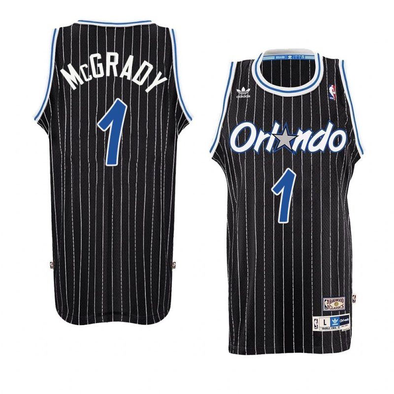 tracy mcgrady jersey throwback black mesh men