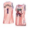 tracy mcgrady women 75th anniversary jersey rose gold pink