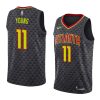 trae young 2018 men's black nba draft first round pickjersey