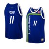 trae young fashion jersey hardwood classics blue