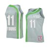 trae young nba 75th jersey hardwood classics sliver