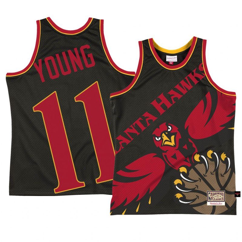 trae young swingmanjersey big face 2.0 black