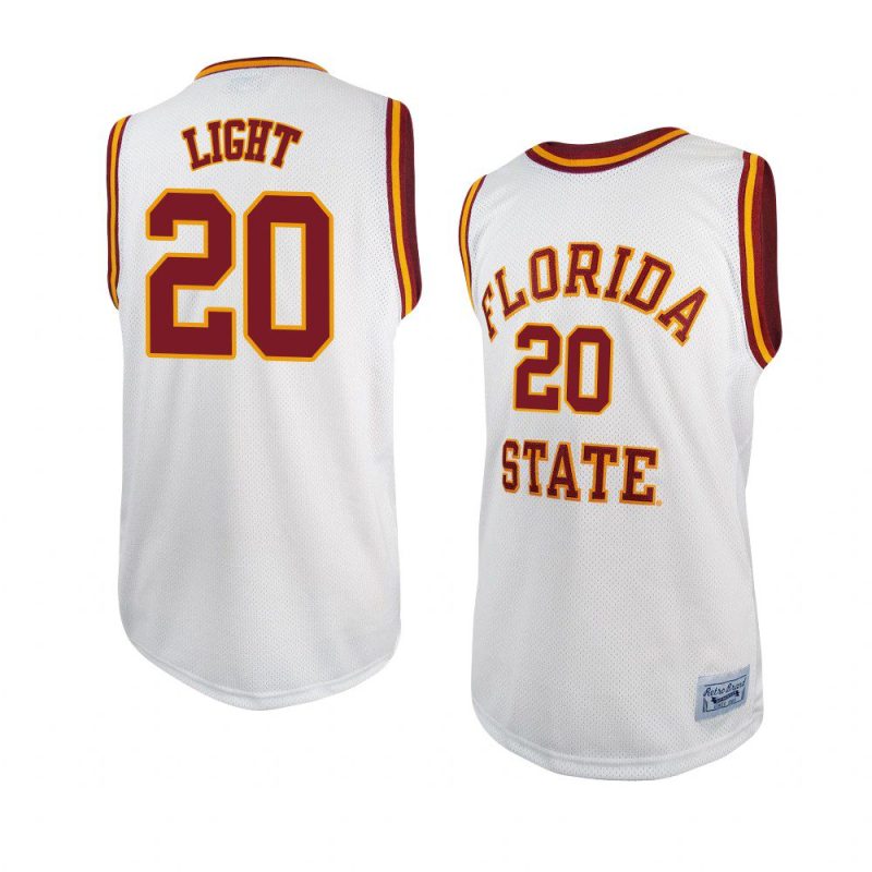 travis light original retro jersey basketball white