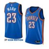 tre mann thunderjersey 2022 23icon edition blueswingman