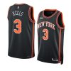 trevor keels knicks city edition black 2022 nba draft jersey