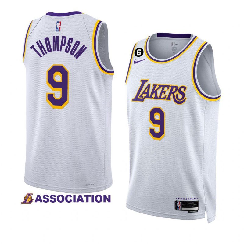 tristan thompson lakersjersey 2022 23association edition whiteswingman