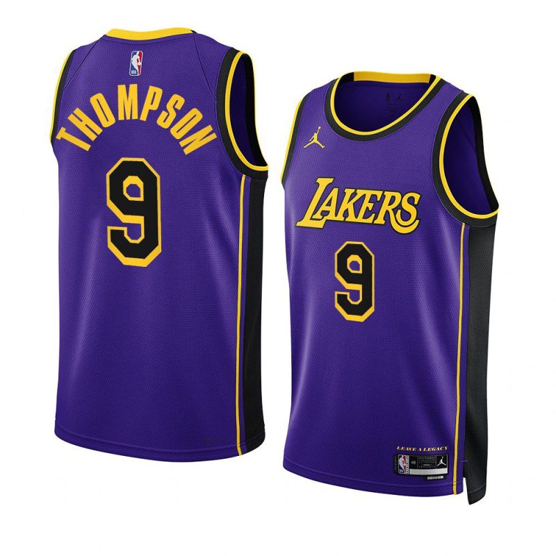 tristan thompson lakersjersey 2022 23statement edition purpleswingman