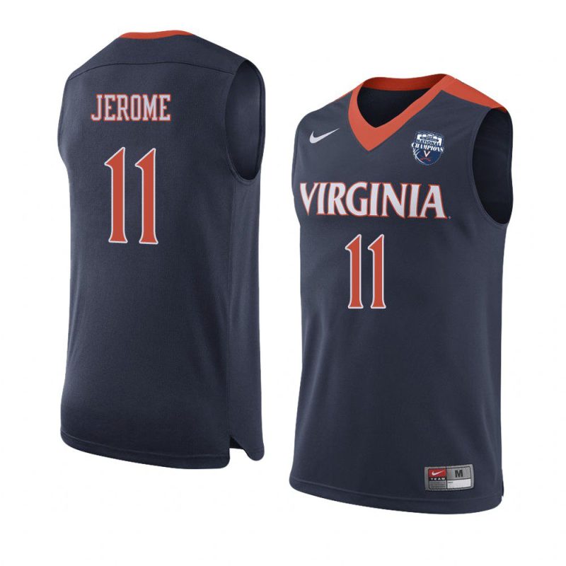 ty jerome jersey 2019 men's basketball champions virginia cavaliers navy