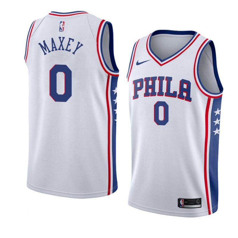 tyrese maxey jersey association white 2020 nba draft men