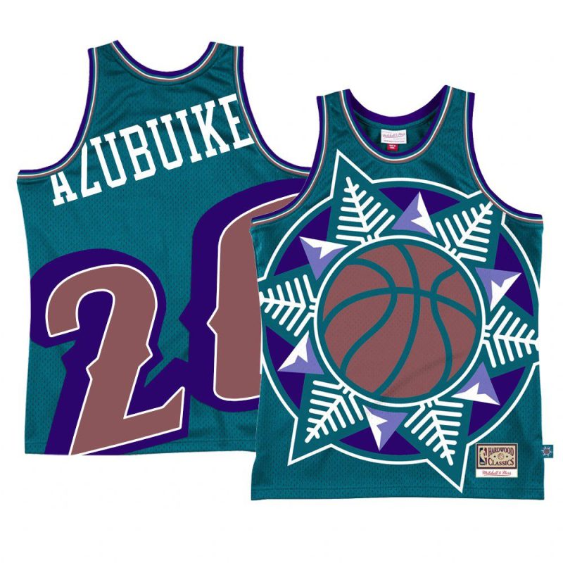 udoka azubuike swingmanjersey big face 2.0 teal