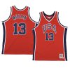 usa team 1984 olympics chris mullin red jersey