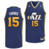 utah jazz 15 derrick favors revolution 30 swingman road jersey