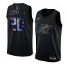 utah jazz udoka azubuike black iridescent holographic jersey