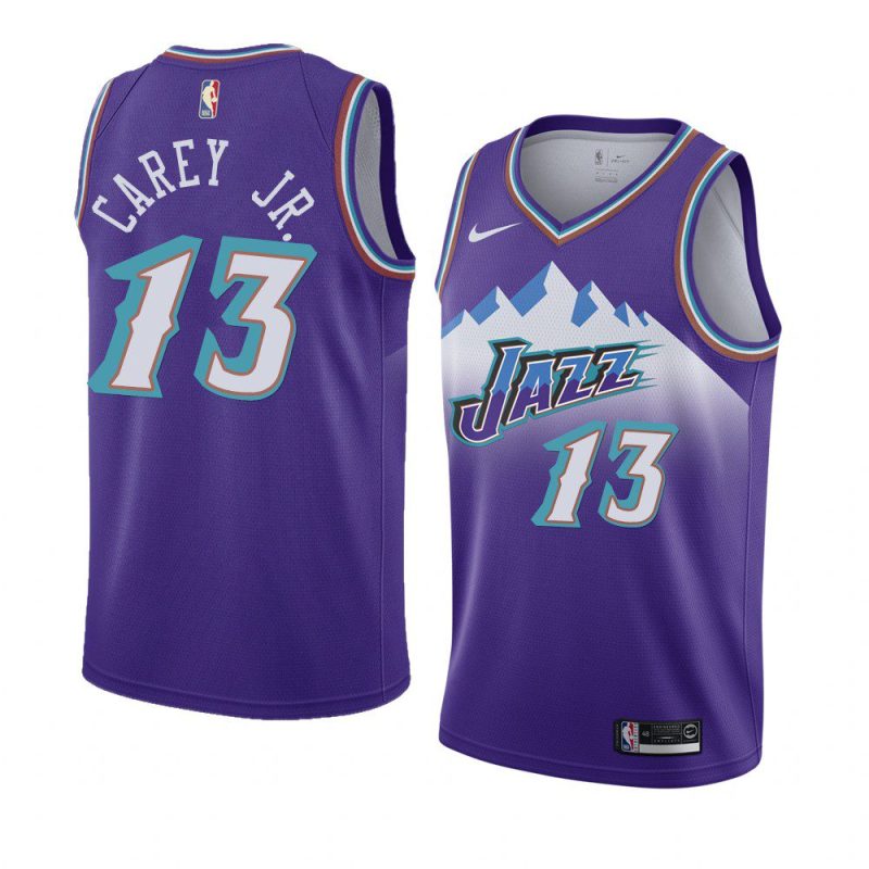 vernon carey jr. jazzjersey 2022 23classic edition purpleswingman