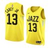 vernon carey jr. jazzjersey 2022 23icon edition yellowswingman