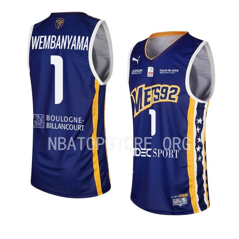 victor wembanyama mets 92jersey home bluebasketball