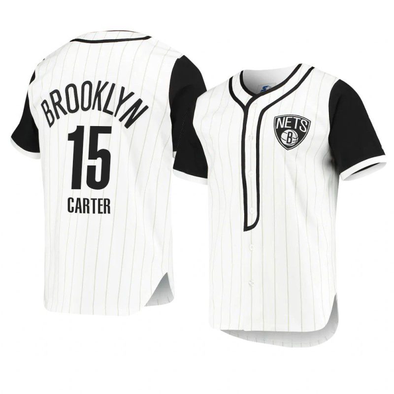 vince carter fashion jersey scout baseball white