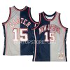 vince carter jersey hardwood classics 2006 07 navy gray split swingman